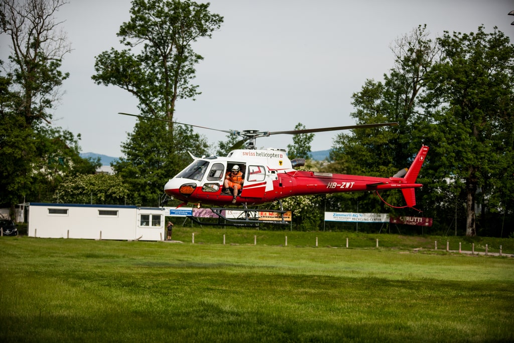 22.05.2020; Langenthal;  News; Demontage Flutlichtanlage;  (André Grossenbacher/FC Langenthal Official)