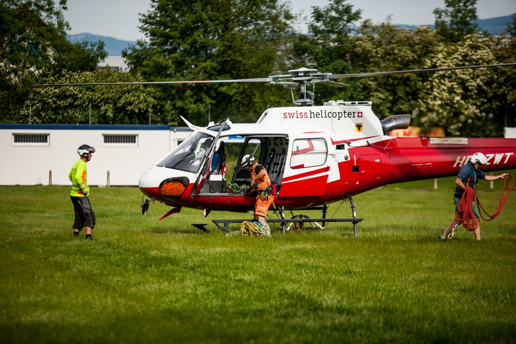 22.05.2020; Langenthal;  News; Demontage Flutlichtanlage;  (André Grossenbacher/FC Langenthal Official)